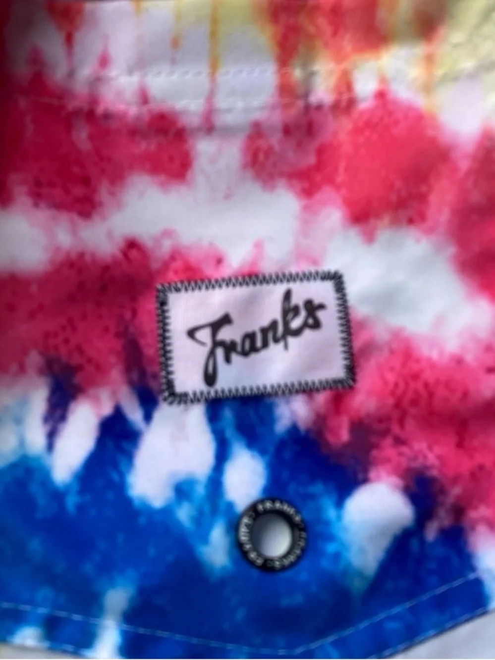 Franks Australia Like New Tie-Dye Multicolor Men's Swim/Beach/Retro VIbe Shorts